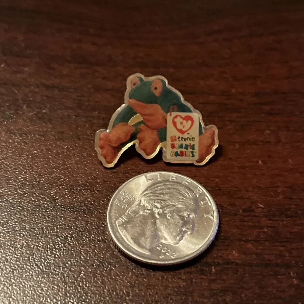 McDonald’s Ty Teenie Beanie Babies Frog Employee Lapel‎ Hat Pin